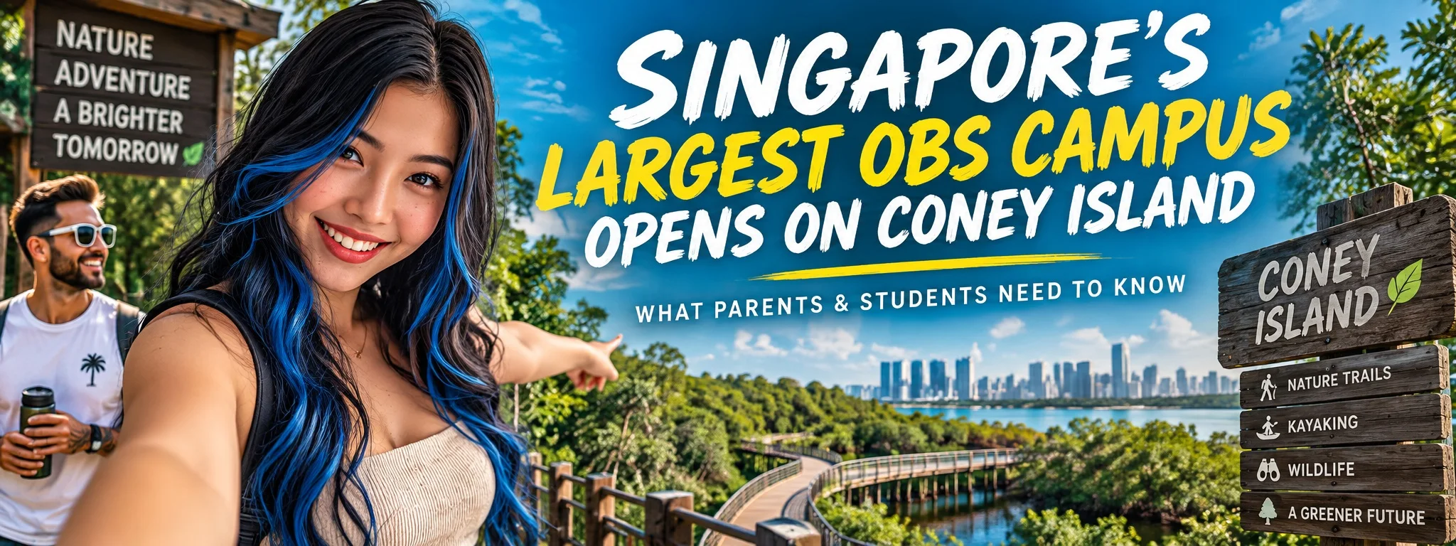Outward Bound Singapore Coney Island campus news