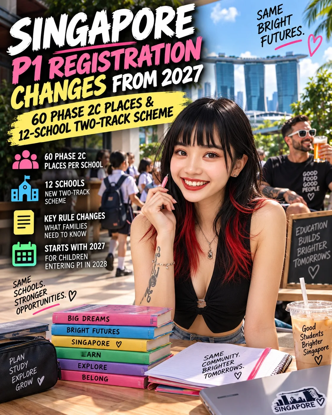 Singapore P1 registration changes 2027 companion graphic